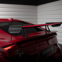 Carbon Spoiler With Upper Swan Mounting + LED Honda Civic SI Mk10