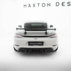 Alternative view of Carbon Spoiler With Upper Swan Mounting  V.2 Porsche 718 Cayman 982c