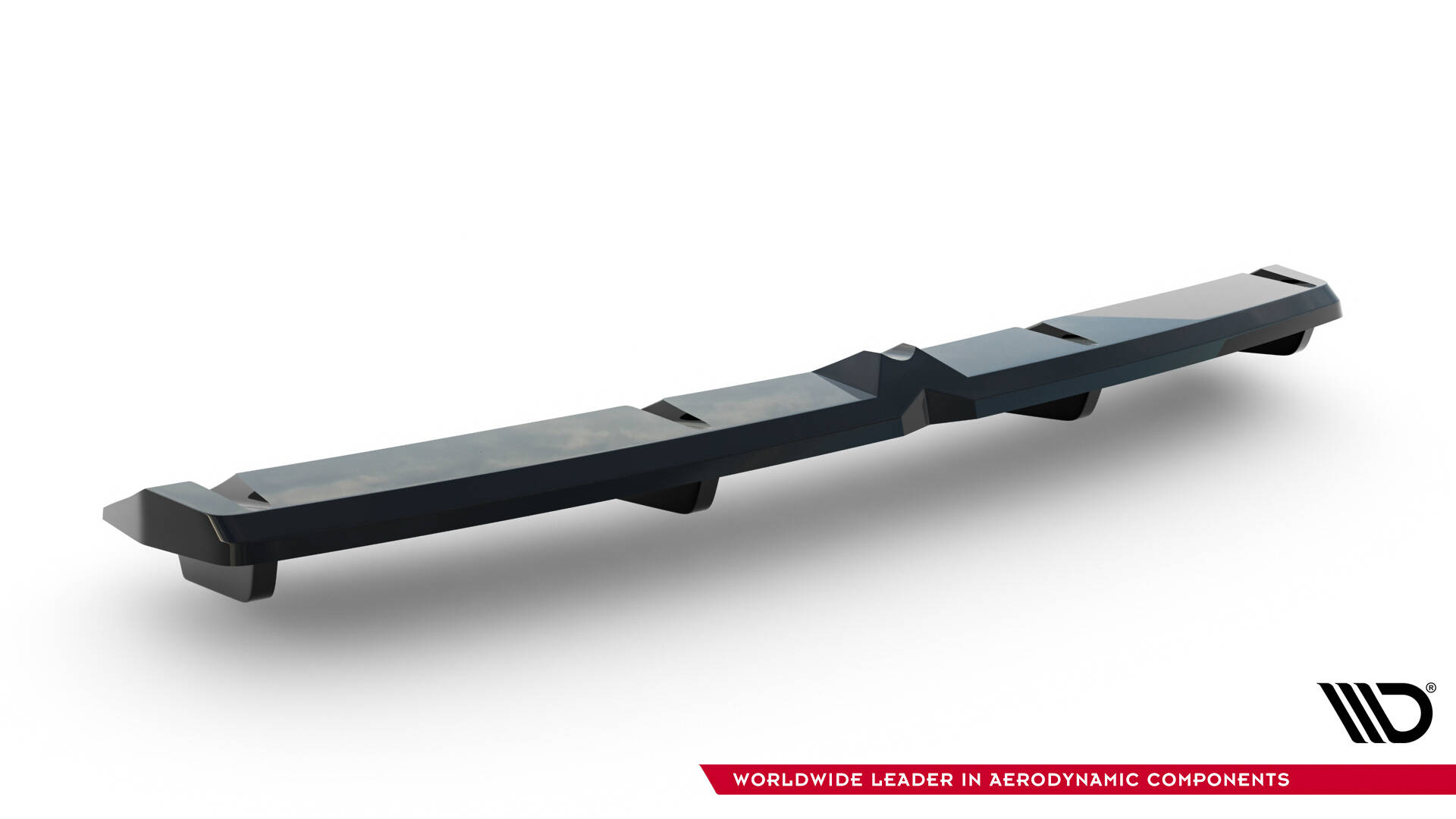 Central Rear Splitter (with vertical bars) Hyundai Elantra N Mk7 - Image 4