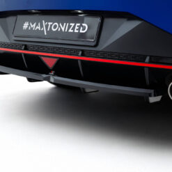 Alternative view of Central Rear Splitter (with vertical bars) Hyundai Elantra N Mk7
