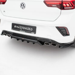 Alternative view of Central Rear Splitter (with vertical bars) Volkswagen T-Roc R Mk1