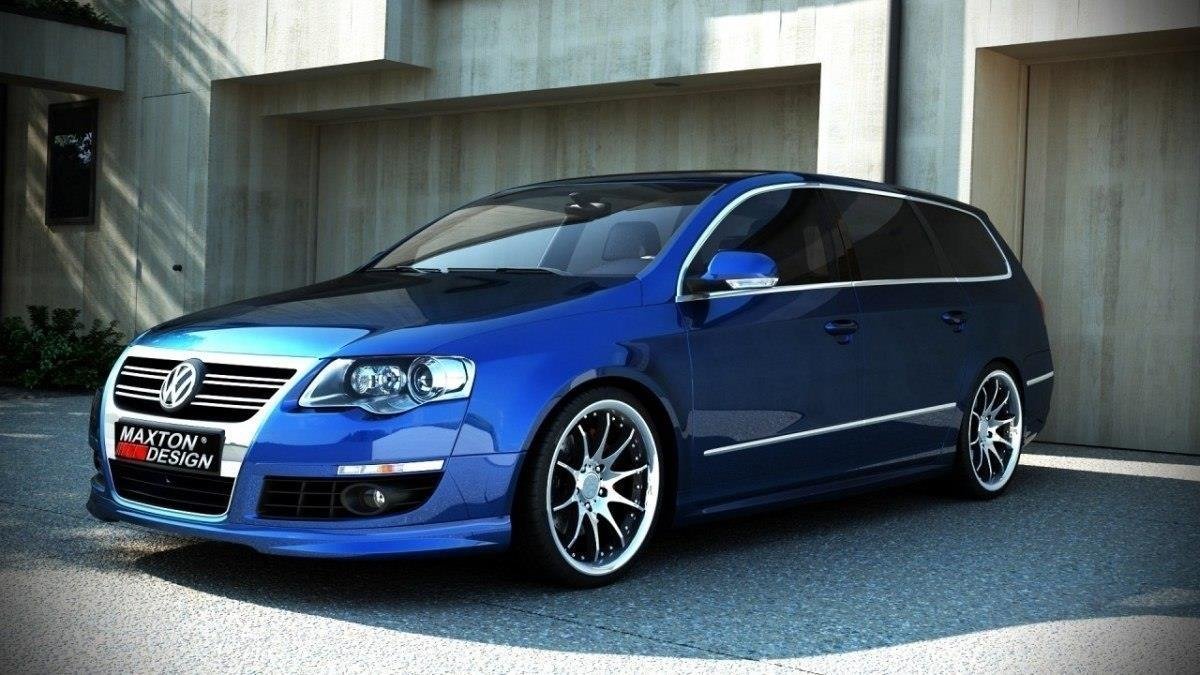 FRONT BUMPER SPOILER VW PASSAT B6 ( R-LINE LOOK ) - Image 2