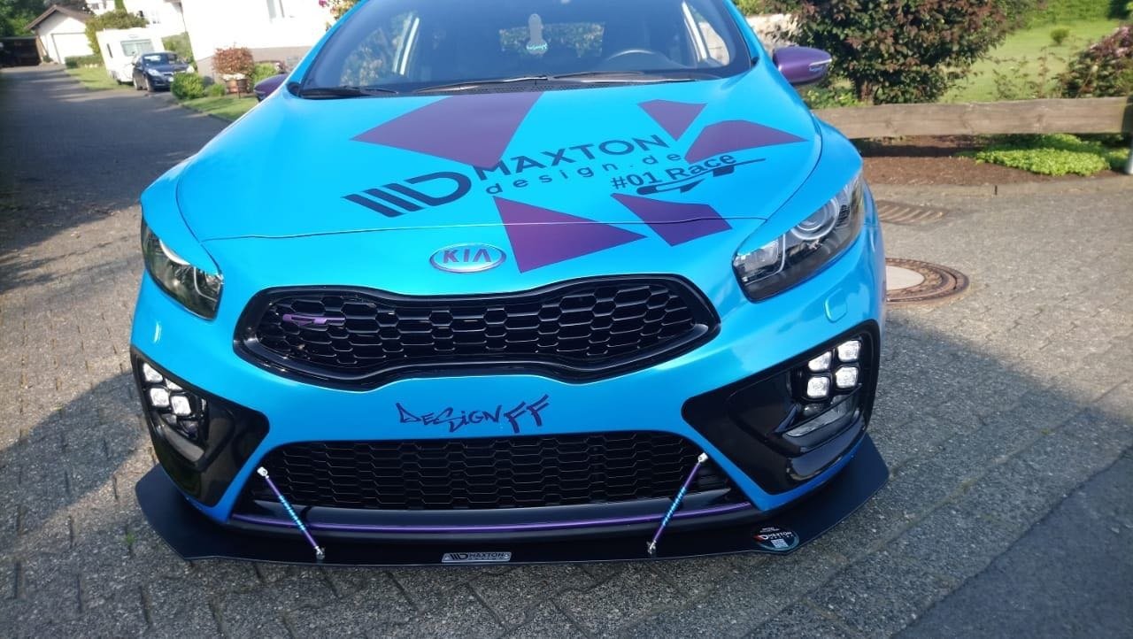 FRONT RACING SPLITTER KIA CEE'D / PRO CEE'D GT MK2 - Image 2