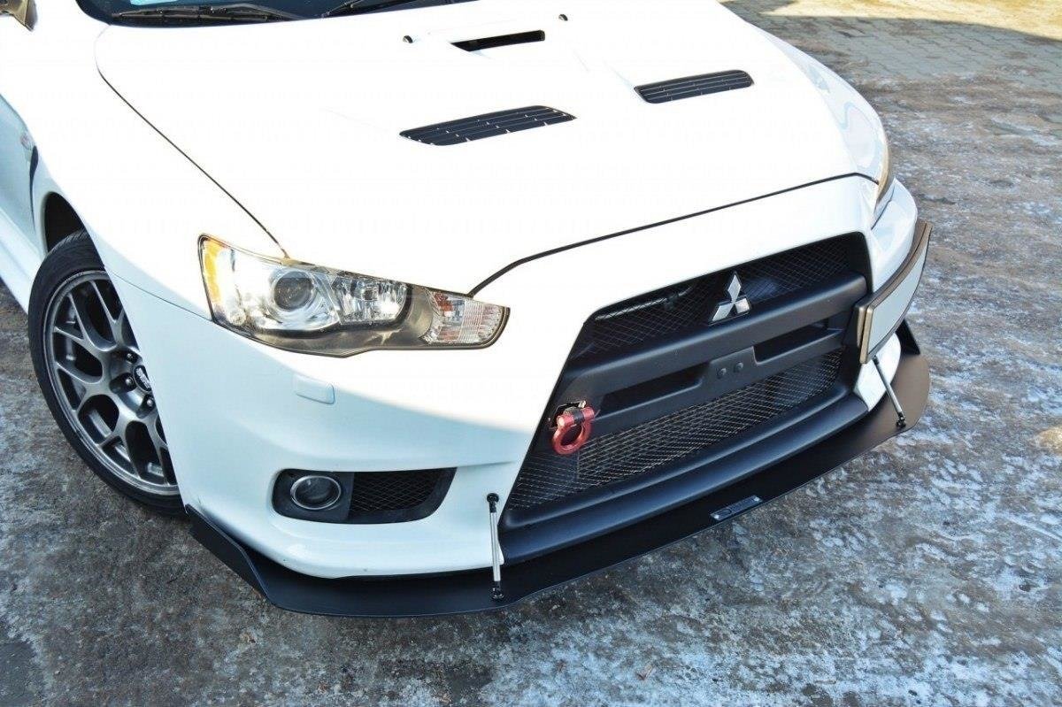 FRONT RACING SPLITTER V.1 Mitsubishi Lancer Evo X - Image 2