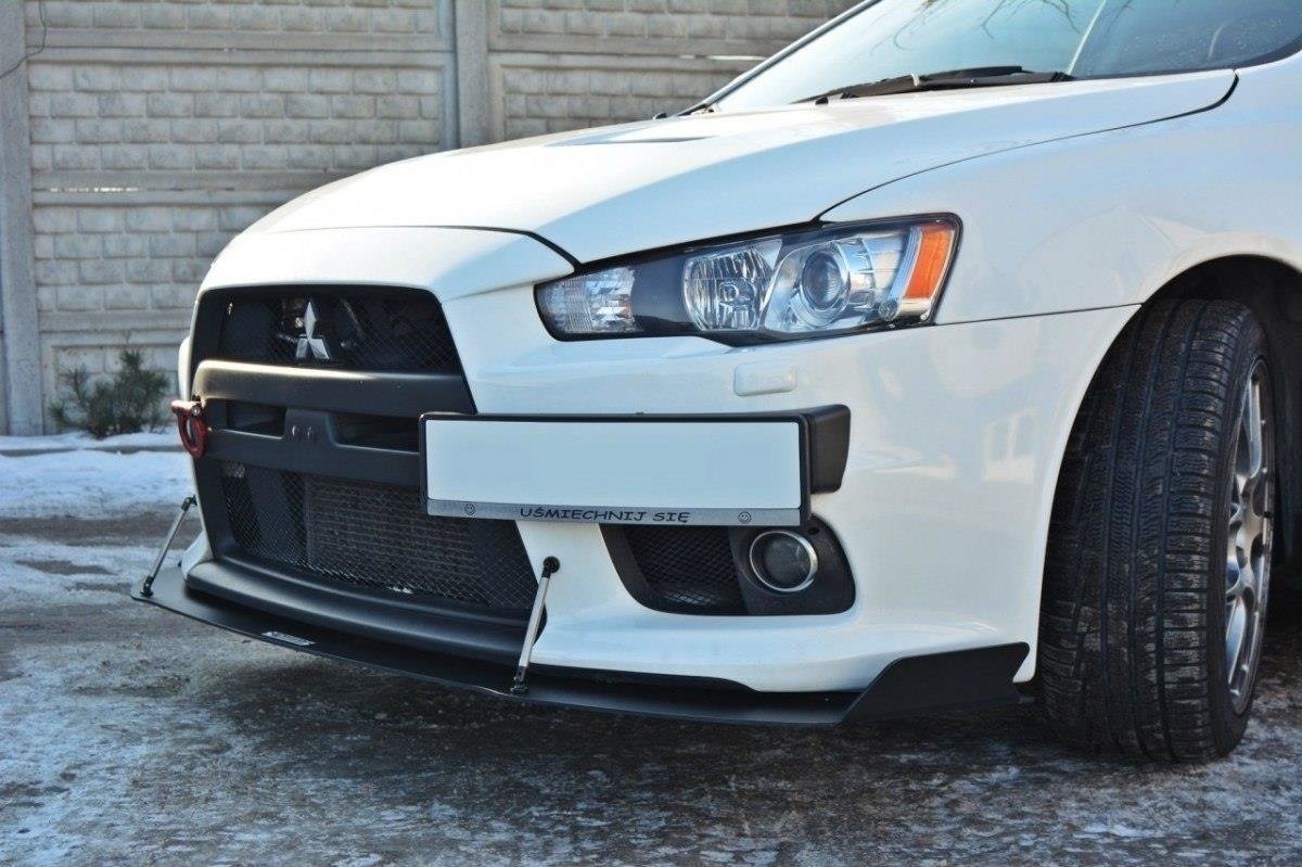 FRONT RACING SPLITTER V.1 Mitsubishi Lancer Evo X - Image 3