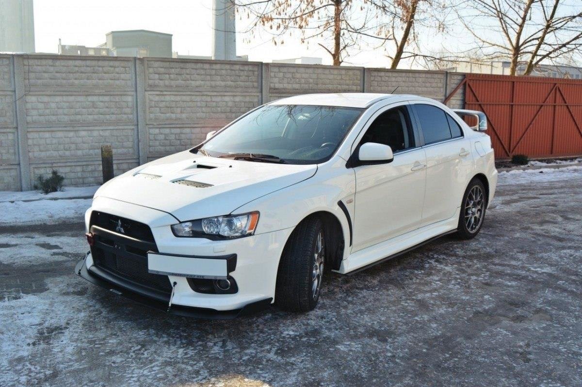 FRONT RACING SPLITTER V.1 Mitsubishi Lancer Evo X - Image 4