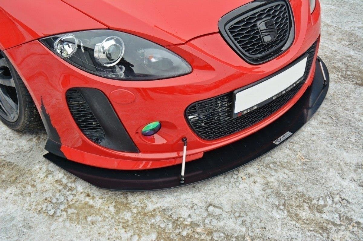 FRONT RACING SPLITTER V.1 SEAT LEON MK2 MS DESIGN - Image 2