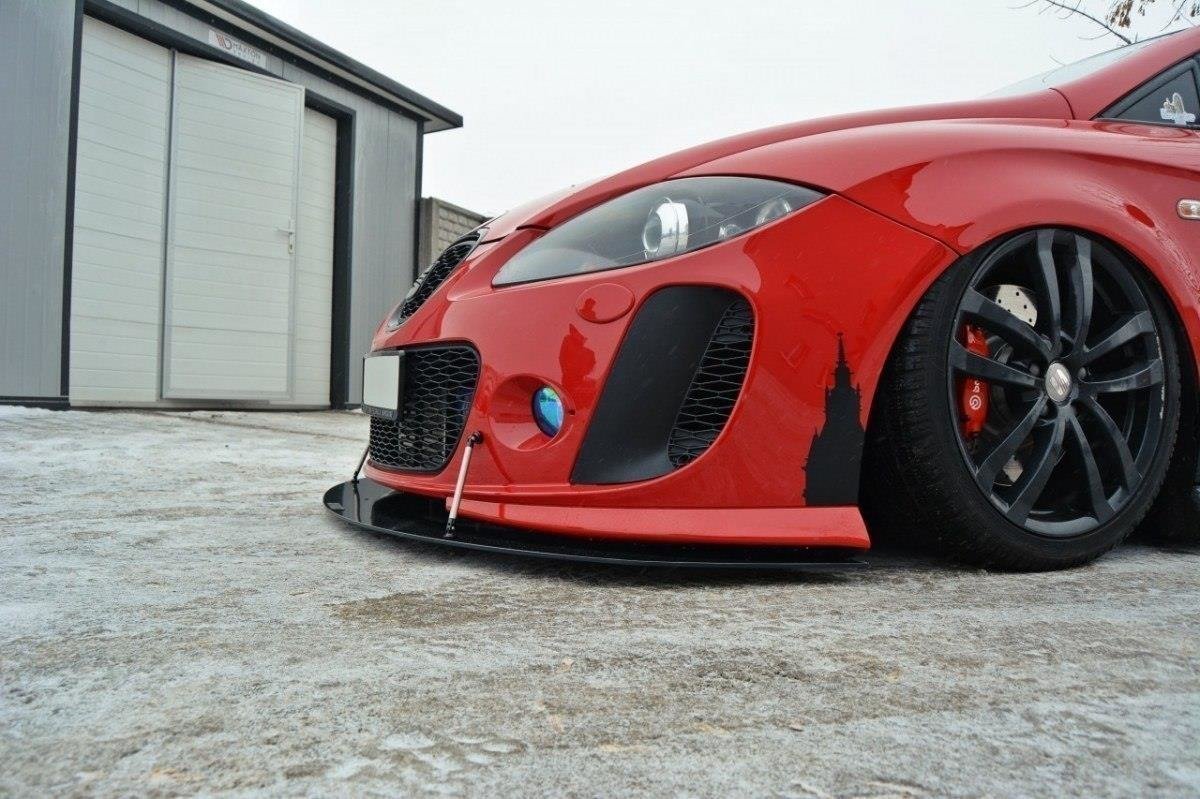 FRONT RACING SPLITTER V.1 SEAT LEON MK2 MS DESIGN - Image 3