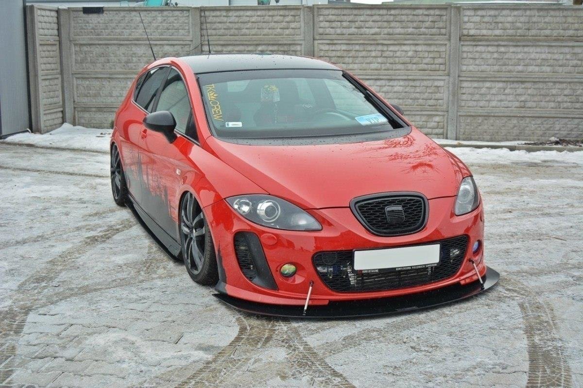FRONT RACING SPLITTER V.1 SEAT LEON MK2 MS DESIGN - Image 4