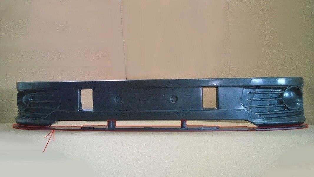 FRONT RACING SPLITTER VW T5 SPORTLINE - Image 3