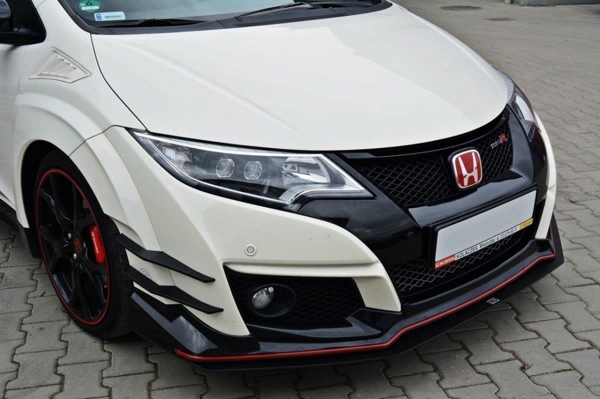 FRONT RACING SPLITTER v.1 HONDA CIVIC IX TYPE R - Image 2