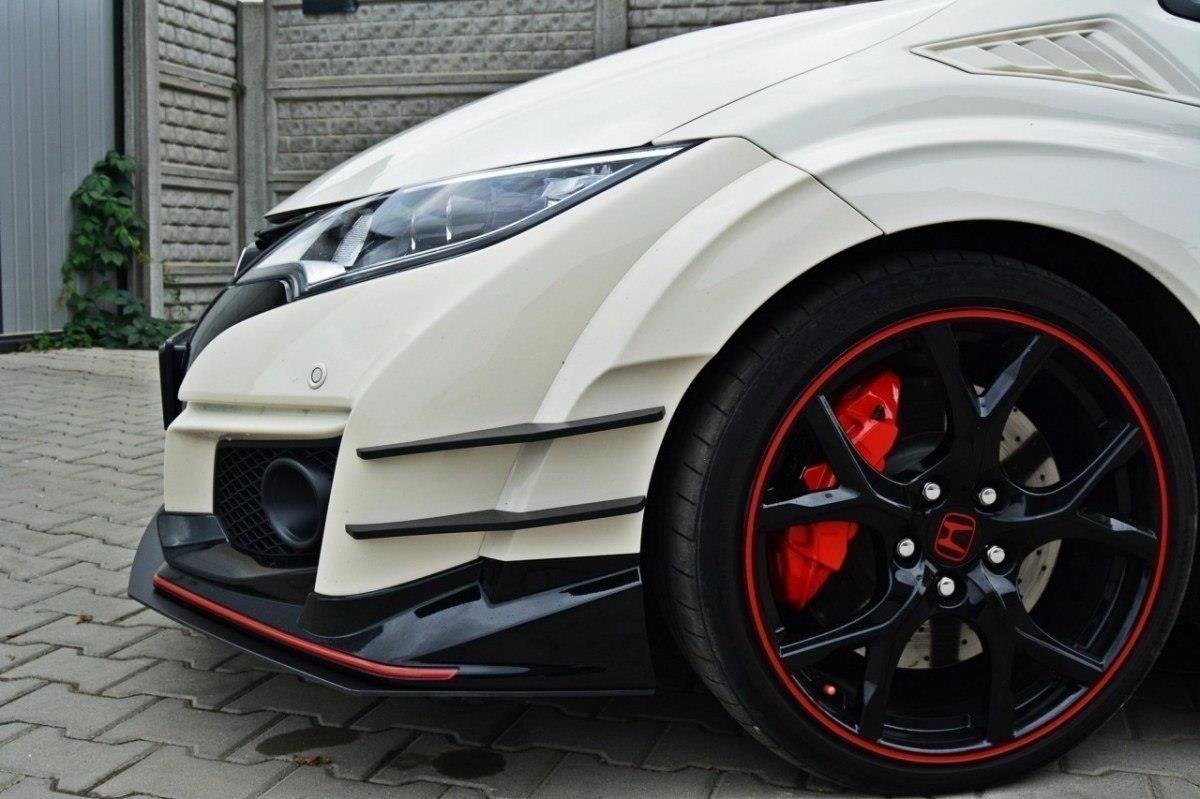 FRONT RACING SPLITTER v.1 HONDA CIVIC IX TYPE R - Image 3