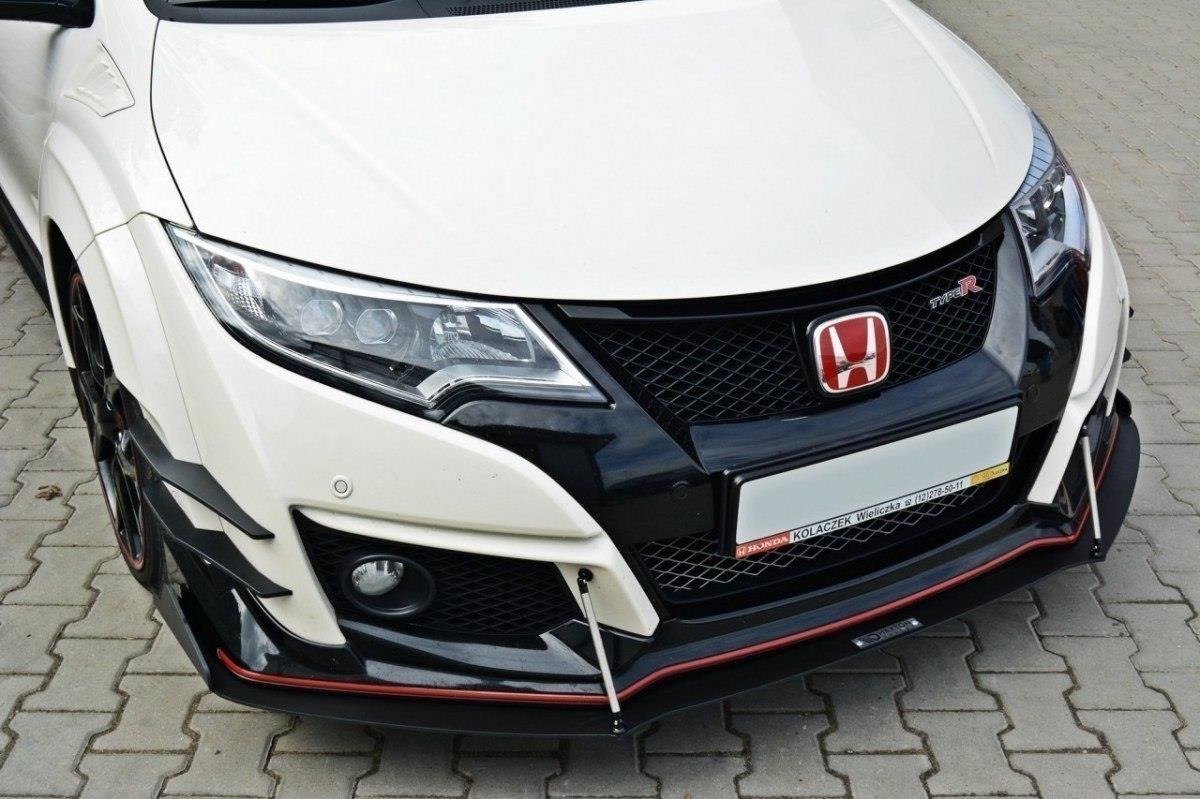 FRONT RACING SPLITTER v.2 HONDA CIVIC IX TYPE R - Image 2