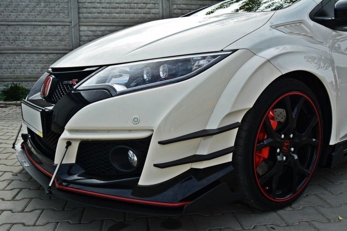 FRONT RACING SPLITTER v.2 HONDA CIVIC IX TYPE R - Image 3
