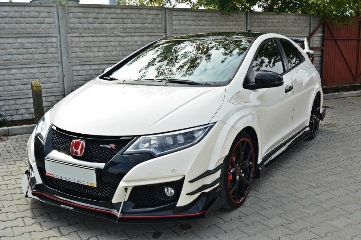 FRONT RACING SPLITTER v.2 HONDA CIVIC IX TYPE R - Image 4