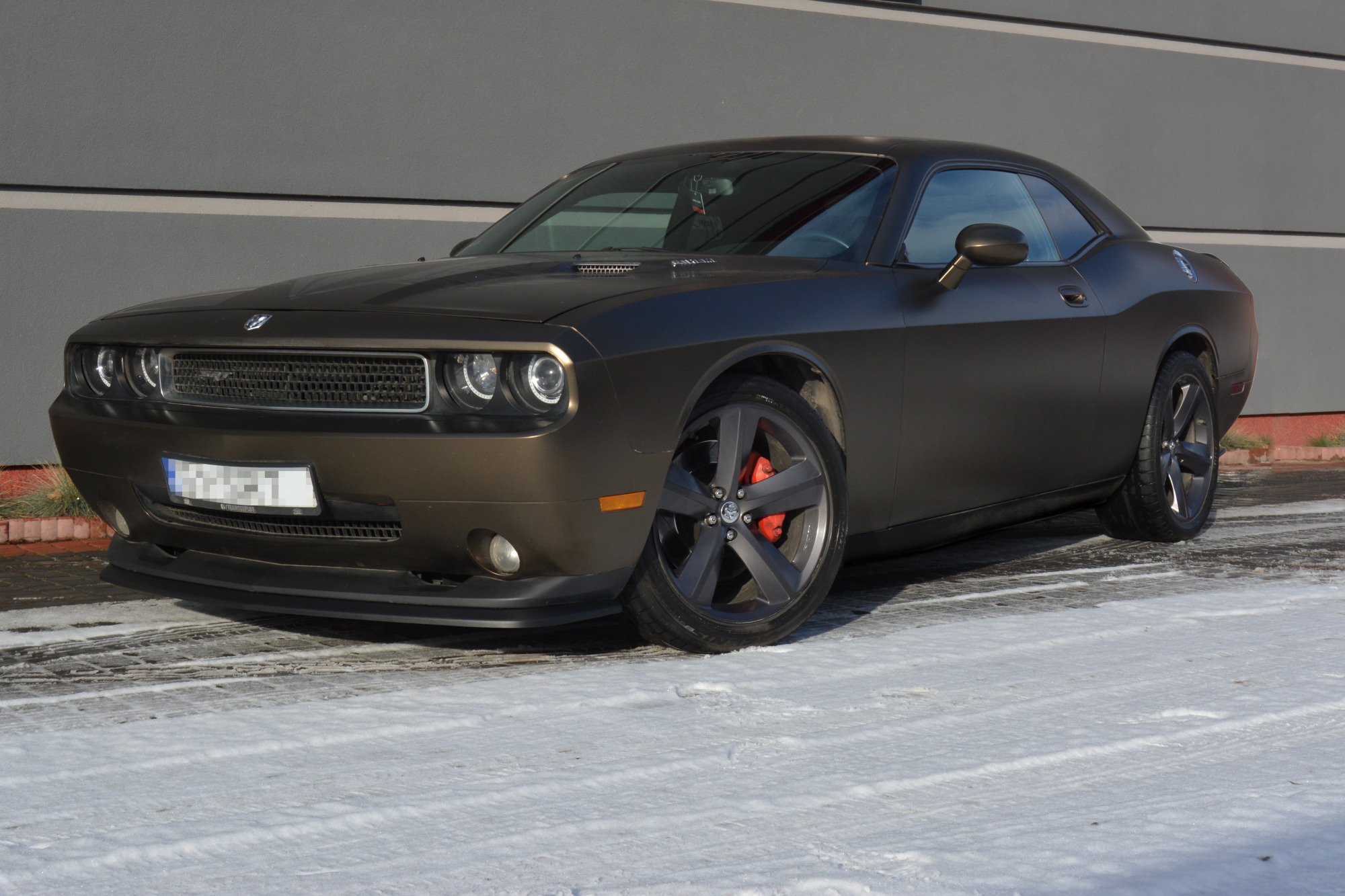 FRONT SPLITTER DODGE CHALLENGER MK3. PHASE-I SRT8 COUPE - Image 2