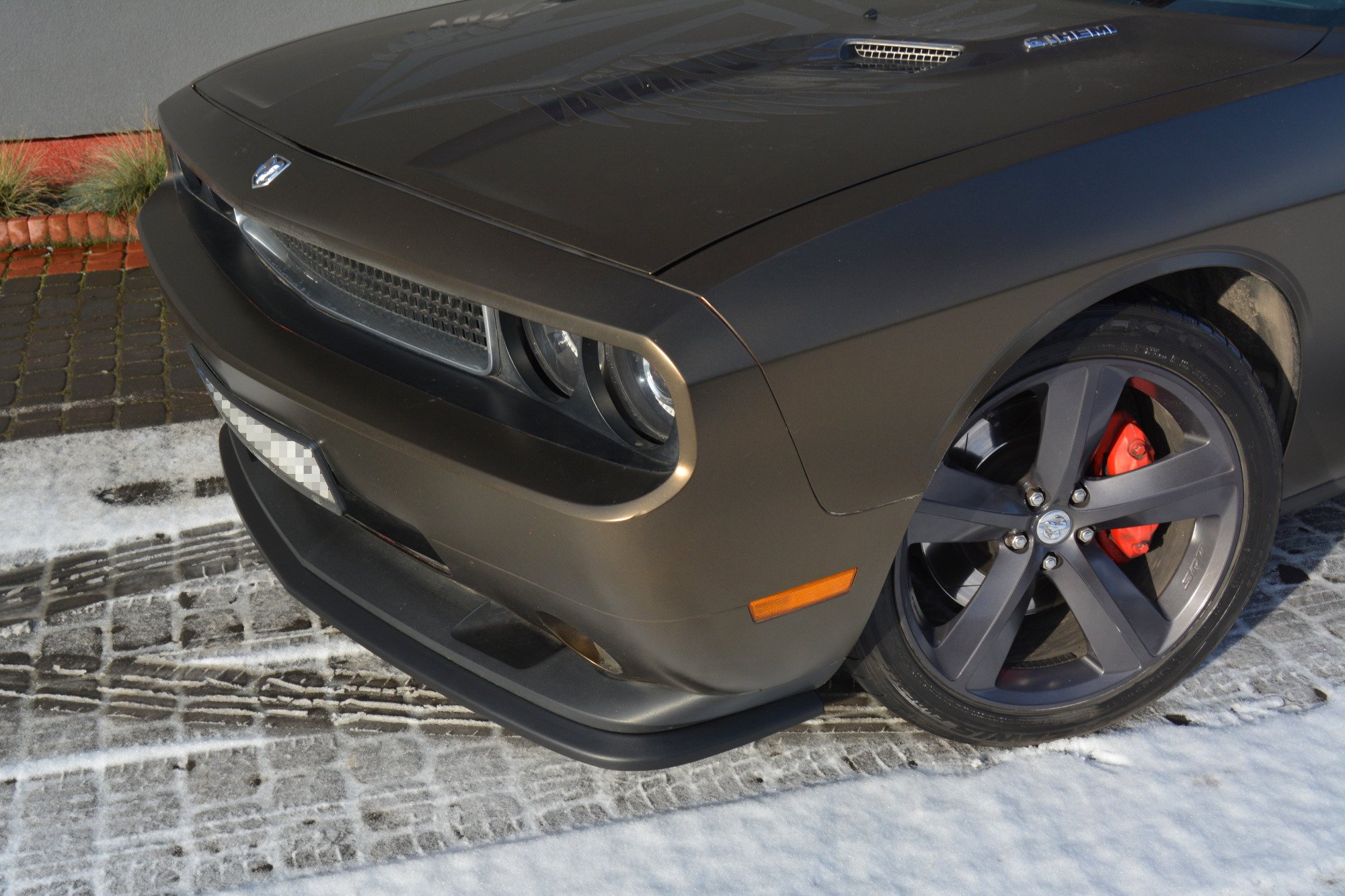 FRONT SPLITTER DODGE CHALLENGER MK3. PHASE-I SRT8 COUPE - Image 3