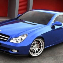 Alternative view of FRONT SPLITTER MERCEDES CLS C219 STANDARD BUMPER
