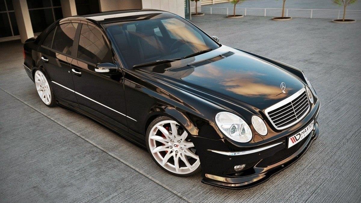 FRONT SPLITTER MERCEDES E W211 AMG PREFACE - Image 2