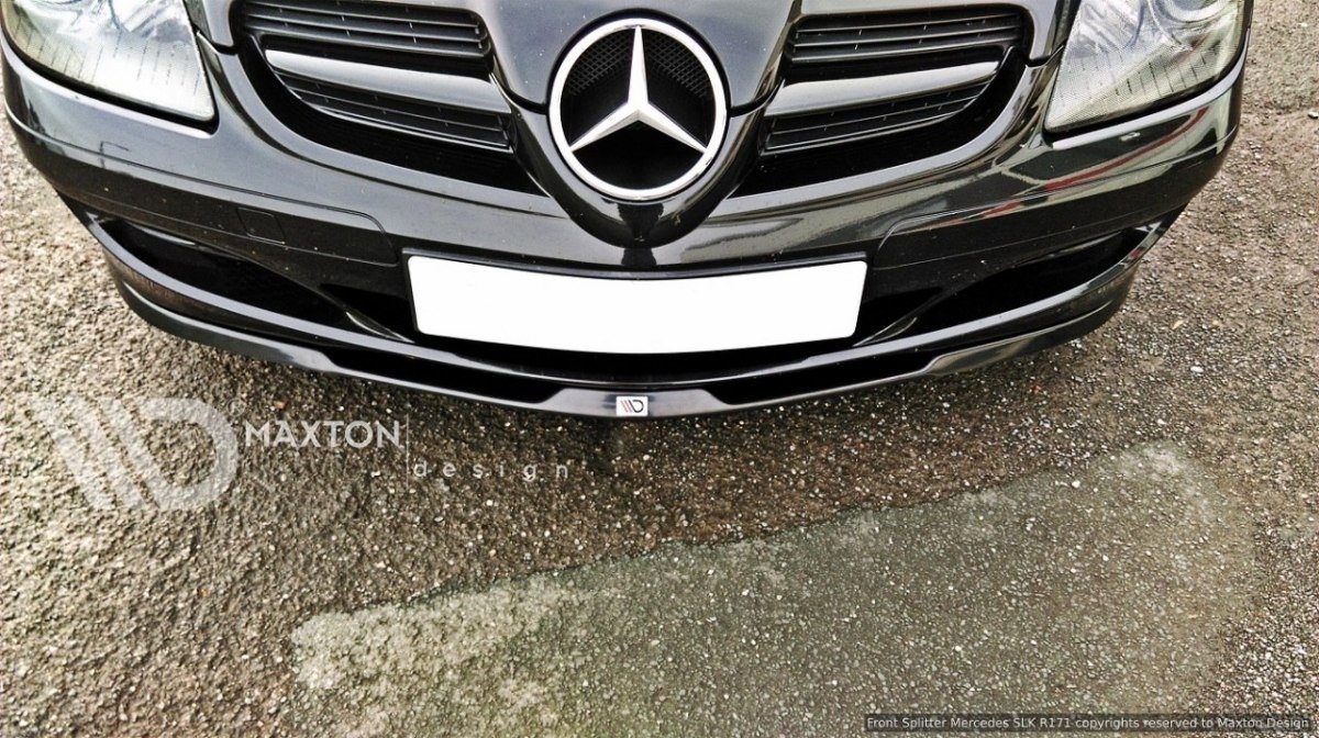 FRONT SPLITTER MERCEDES SLK R171 STANDARD BUMPER - Image 2