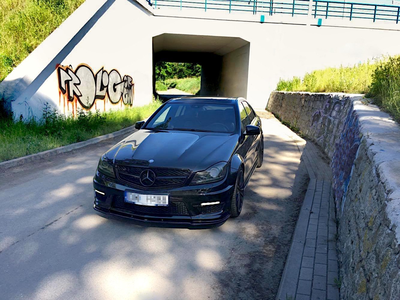 FRONT SPLITTER Mercedes-Benz C63 AMG Sedan / Estate W204 Facelift / S204 Facelift - Image 3