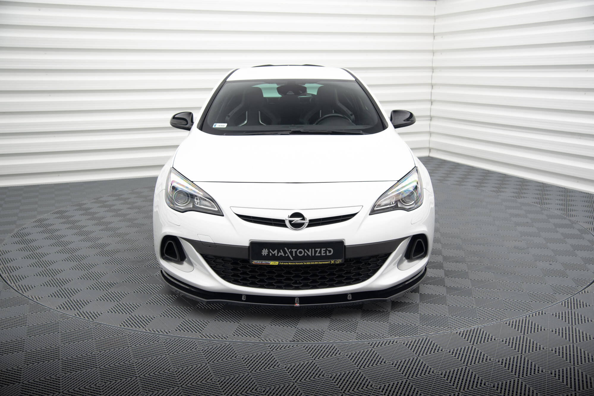 FRONT SPLITTER OPEL ASTRA J OPC / VXR v.1 - Image 2
