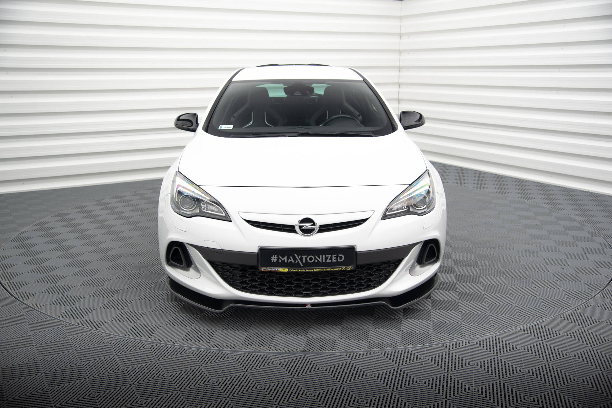 FRONT SPLITTER OPEL ASTRA J OPC / VXR v.2 - Image 2