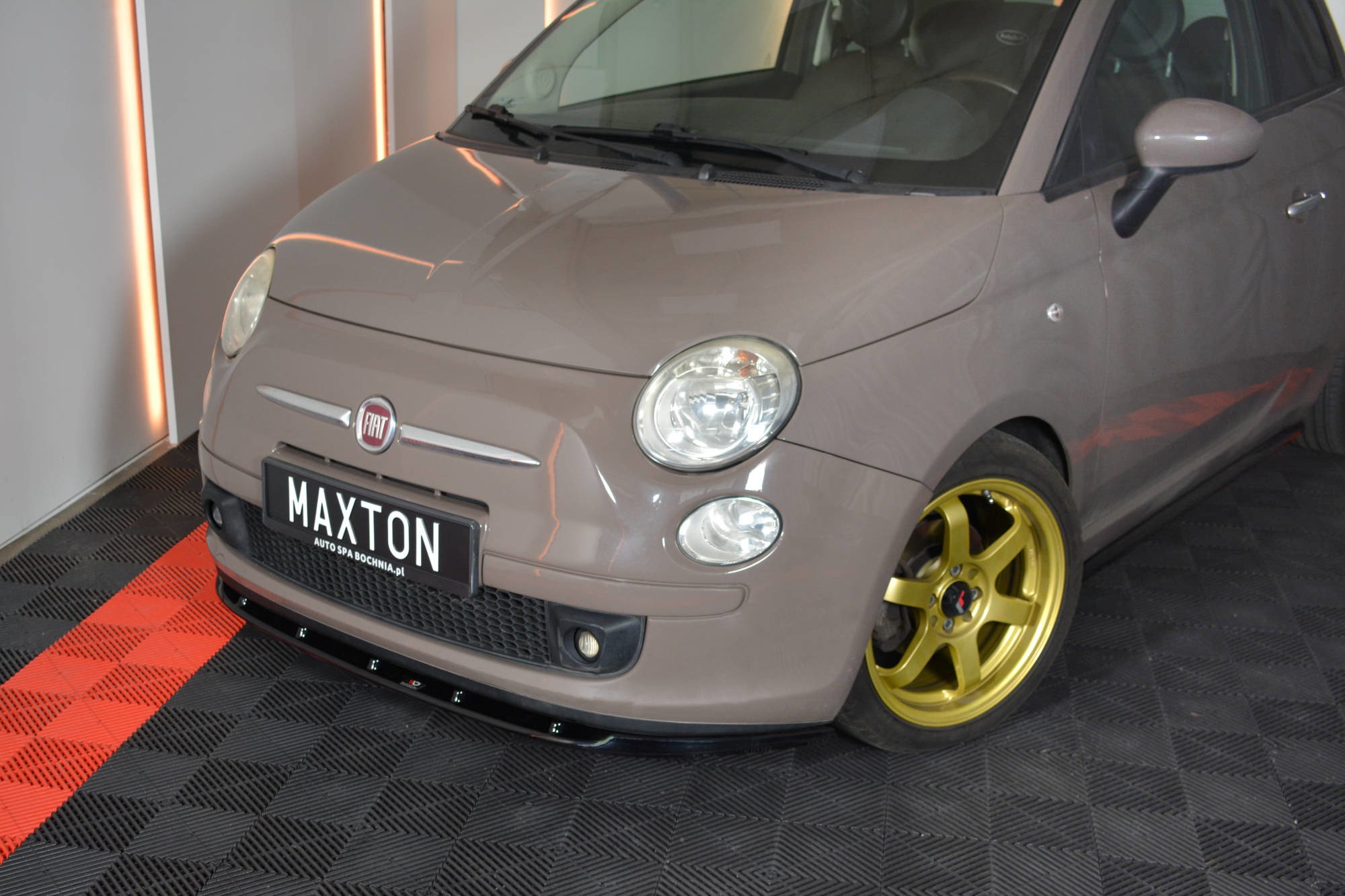 FRONT SPLITTER V.1 FIAT 500 HATCHBACK PREFACE - Image 3