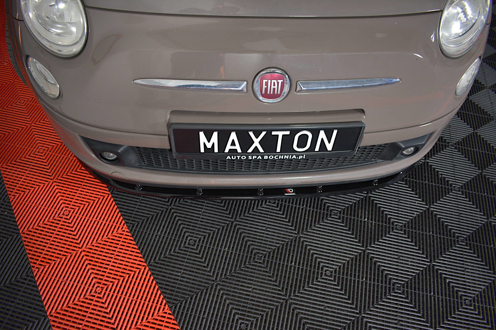 FRONT SPLITTER V.1 FIAT 500 HATCHBACK PREFACE - Image 2