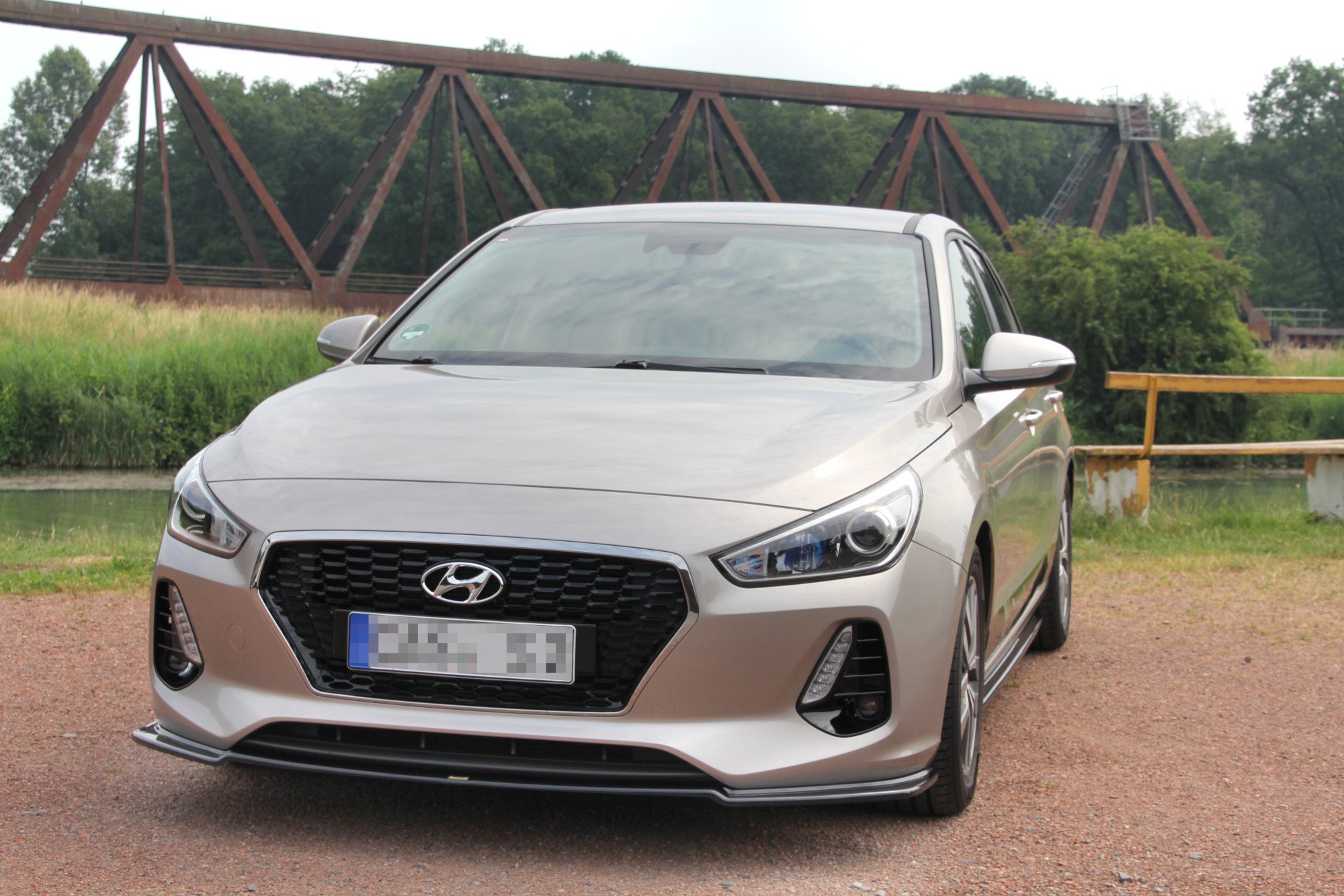 FRONT SPLITTER V.1 HYUNDAI I30 MK3 HATCHBACK - Image 5