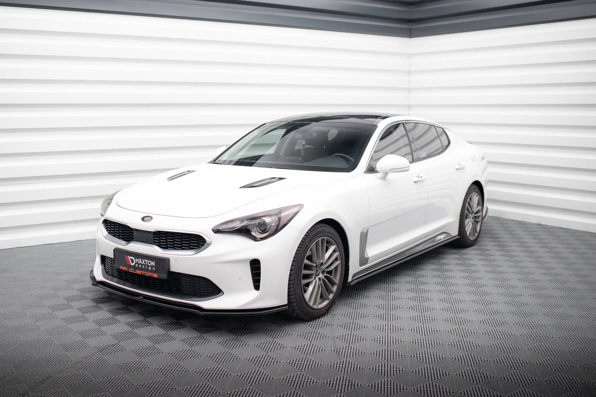 FRONT SPLITTER V.1 Kia Stinger GT / GT-Line / Standard Mk1 - Image 4