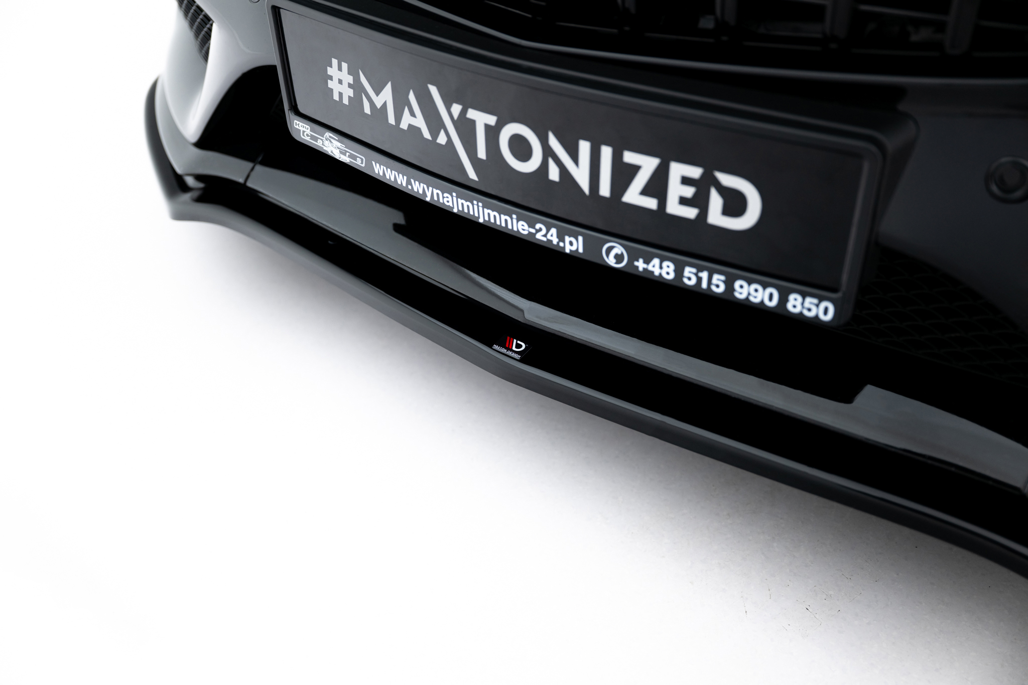 FRONT SPLITTER V.1 MERCEDES- BENZ C-CLASS W205 COUPE AMG-LINE - Image 3