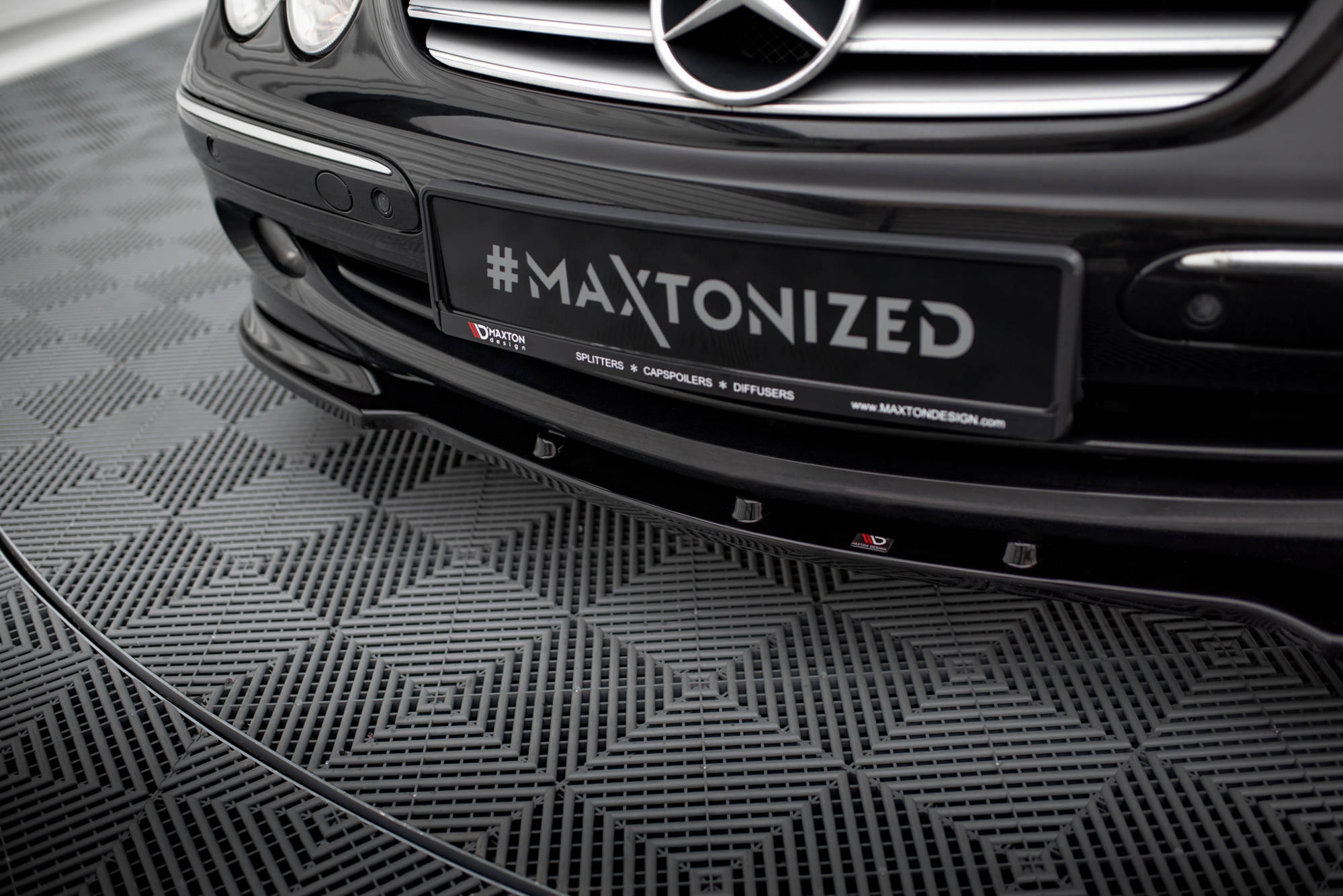 FRONT SPLITTER V.1 MERCEDES CLK W 209 FOR STANDARD VERSION - Image 3