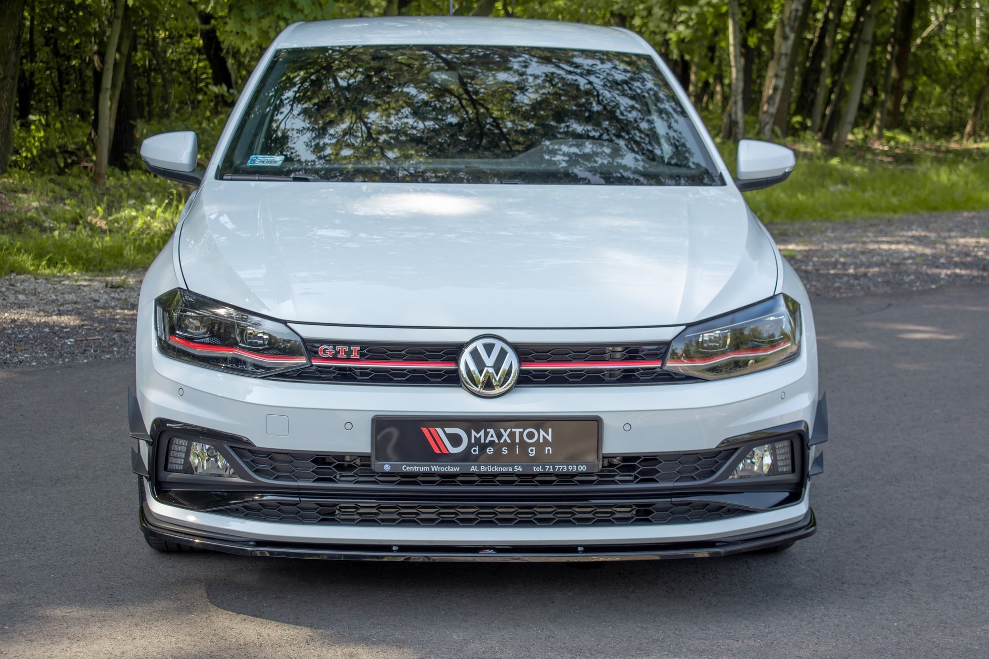 FRONT SPLITTER V.1 Volkswagen Polo GTI / R-line Mk6 - Image 2