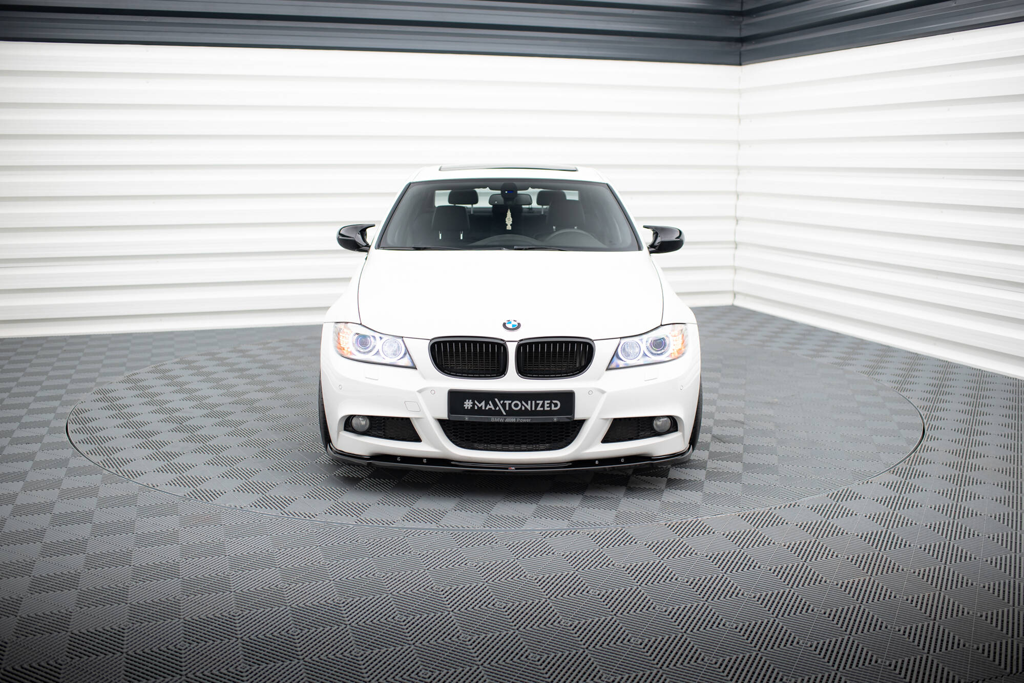 FRONT SPLITTER V.1 for BMW 3 Sedan / Touring M-Pack E90 / E91 Facelift - Image 2
