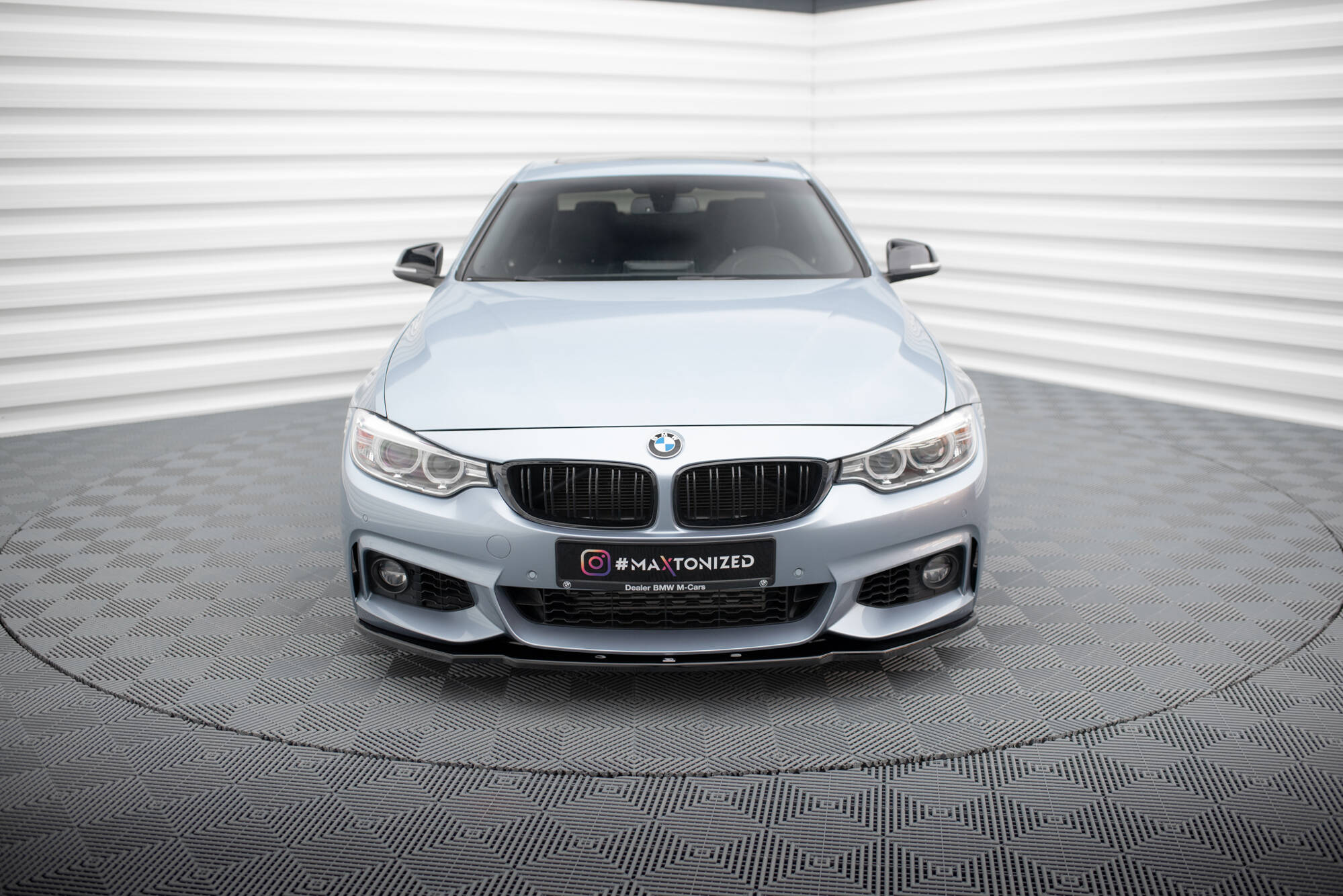 FRONT SPLITTER V.1 for BMW 4 Coupe / Gran Coupe / Cabrio M-Pack F32 / F36 / F33 - Image 2