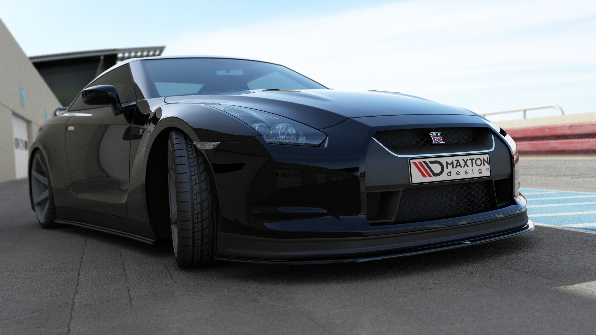 FRONT SPLITTER V.2 NISSAN GT-R PREFACE COUPE (R35-SERIES) - Image 3
