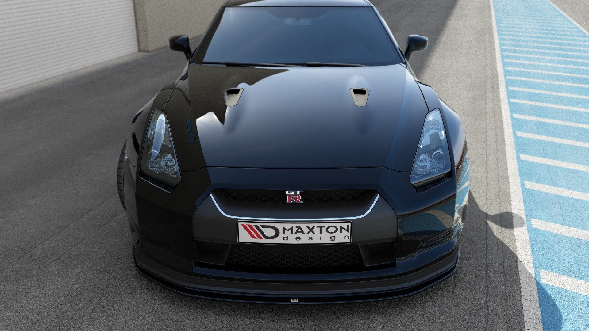 FRONT SPLITTER V.2 NISSAN GT-R PREFACE COUPE (R35-SERIES) - Image 2