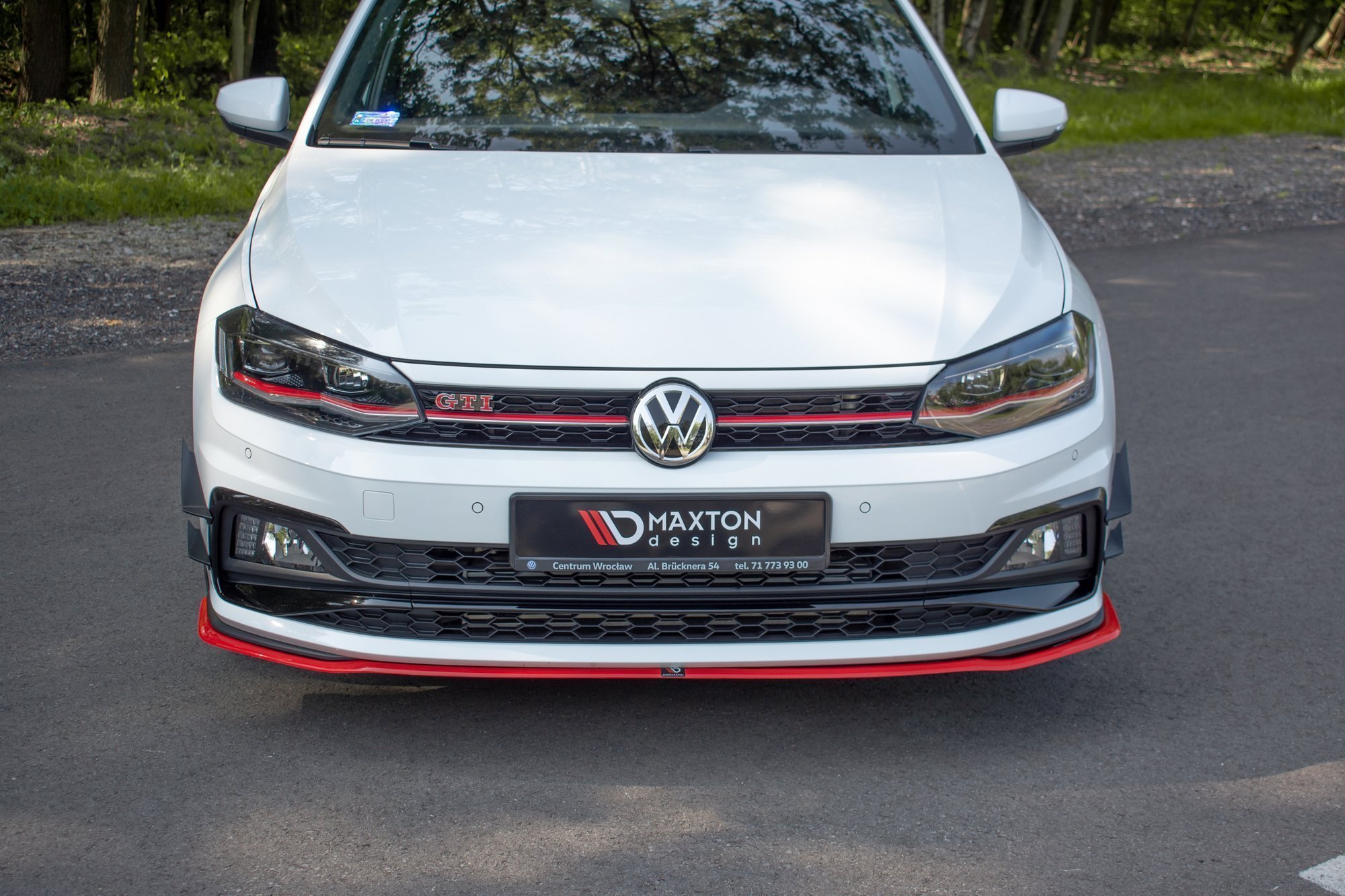 FRONT SPLITTER V.2 Volkswagen Polo GTI / R-line Mk6 - Image 2