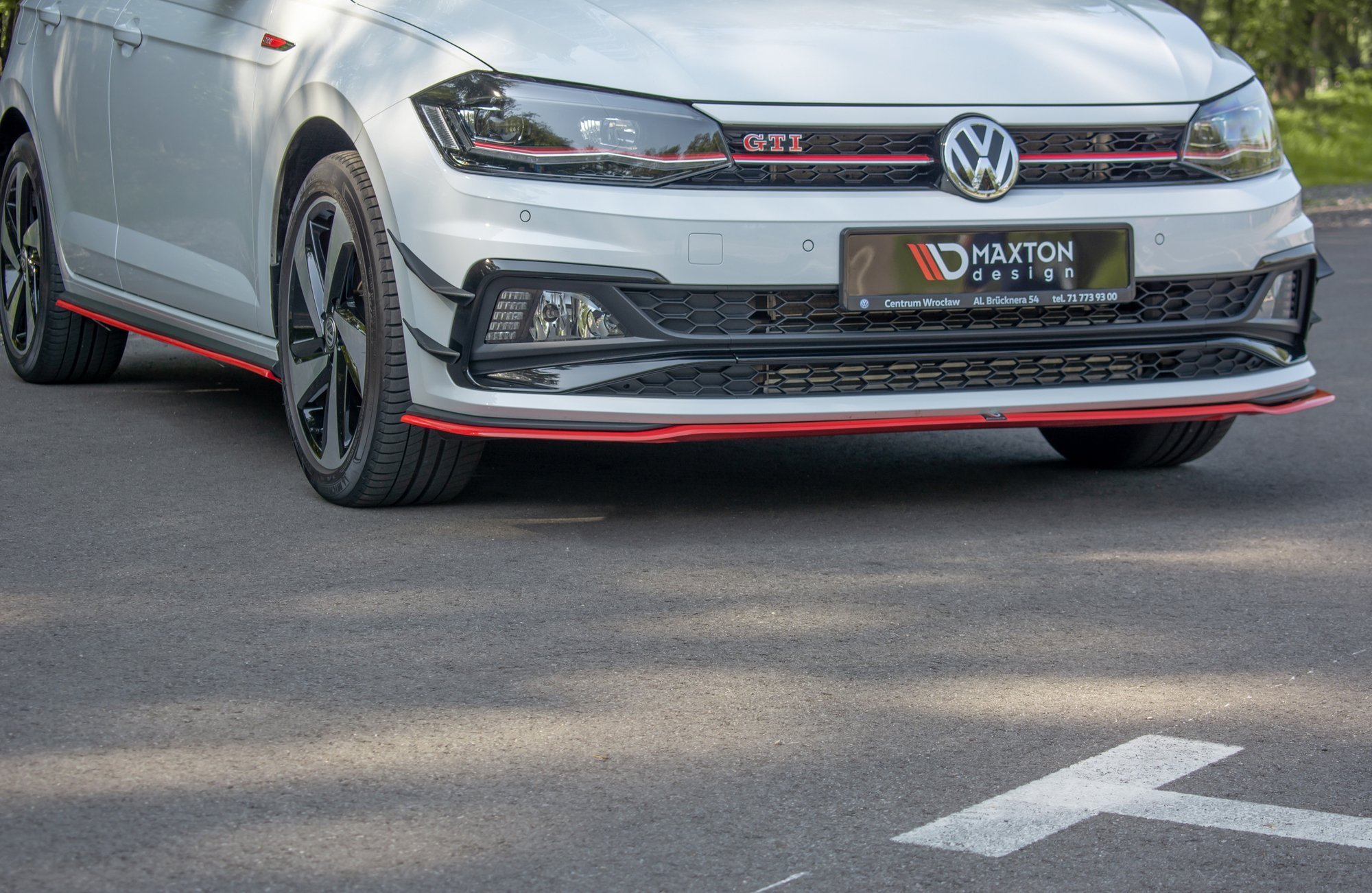 FRONT SPLITTER V.2 Volkswagen Polo GTI / R-line Mk6