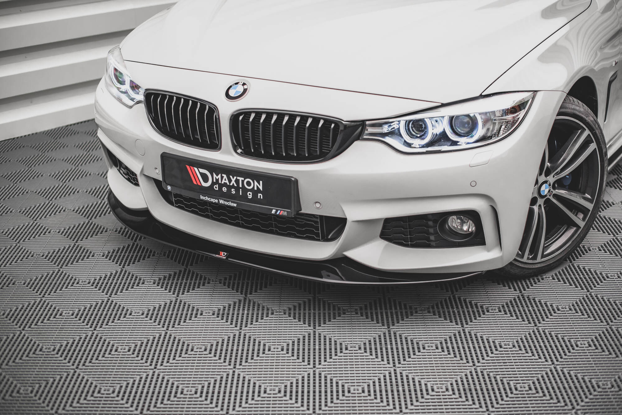 FRONT SPLITTER V.2 for V.2 BMW 4 Coupe / Gran Coupe / Cabrio M-Pack F32 / F36 / F33 - Image 2