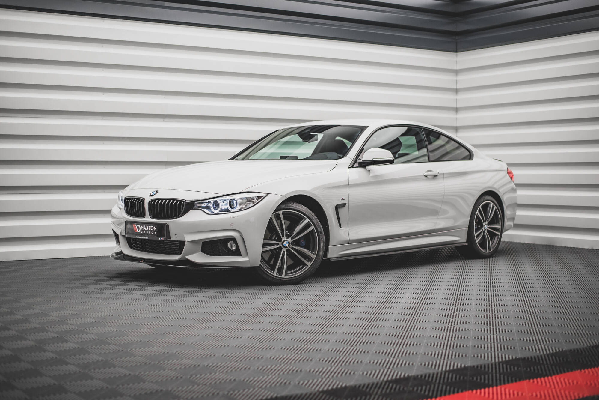 FRONT SPLITTER V.2 for V.2 BMW 4 Coupe / Gran Coupe / Cabrio M-Pack F32 / F36 / F33 - Image 3