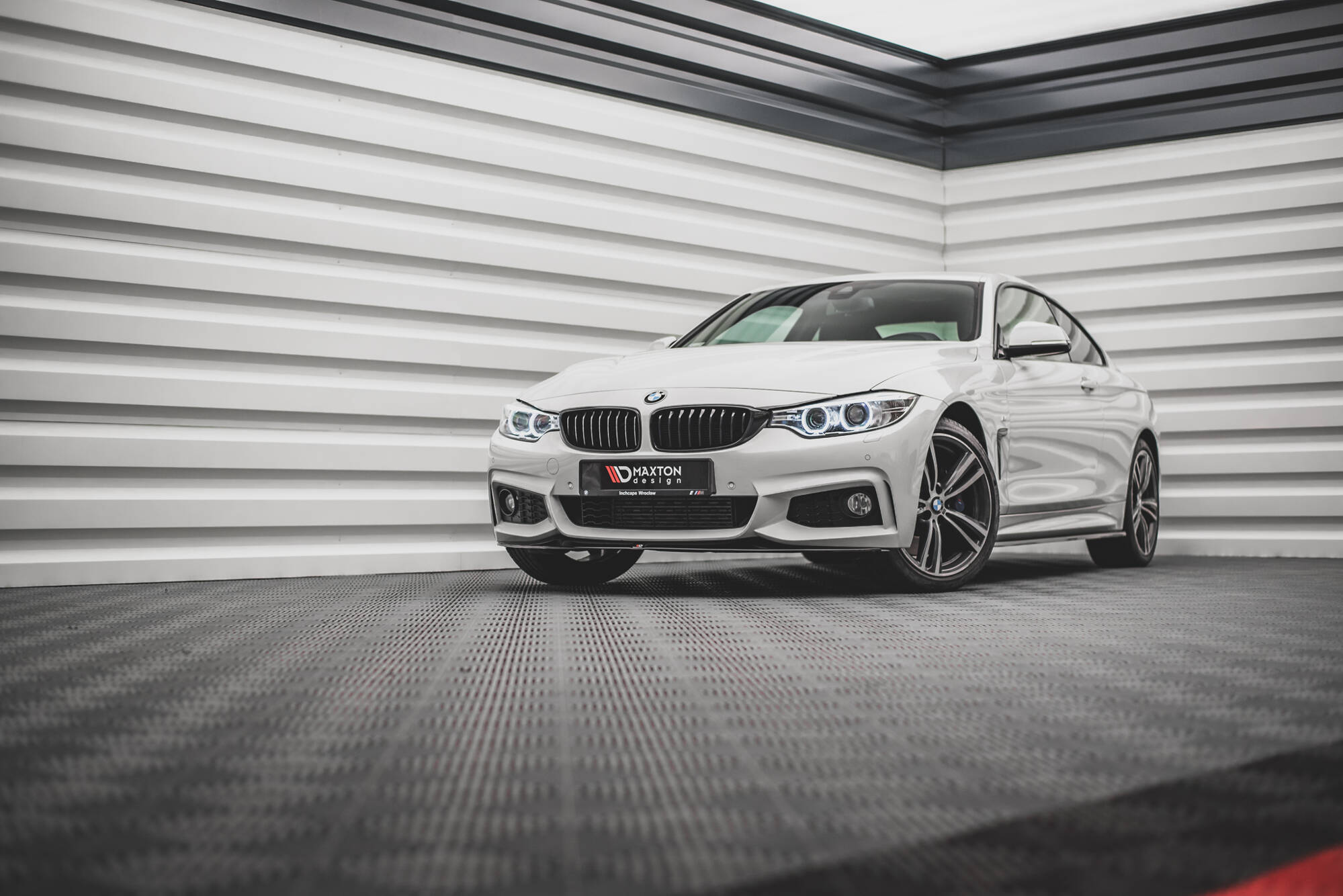 FRONT SPLITTER V.2 for V.2 BMW 4 Coupe / Gran Coupe / Cabrio M-Pack F32 / F36 / F33 - Image 4