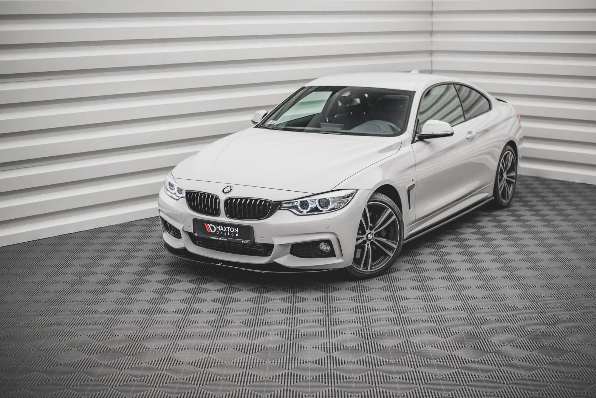 FRONT SPLITTER V.2 for V.2 BMW 4 Coupe / Gran Coupe / Cabrio M-Pack F32 / F36 / F33 - Image 5