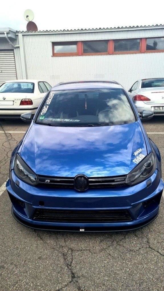 FRONT SPLITTER VW GOLF VI (FOR R400 BUMPER) - Image 2