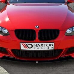Alternative view of FRONT SPLITTER for BMW 3 E92 MPACK (PREFACE MODEL fits M Performance splitters)
