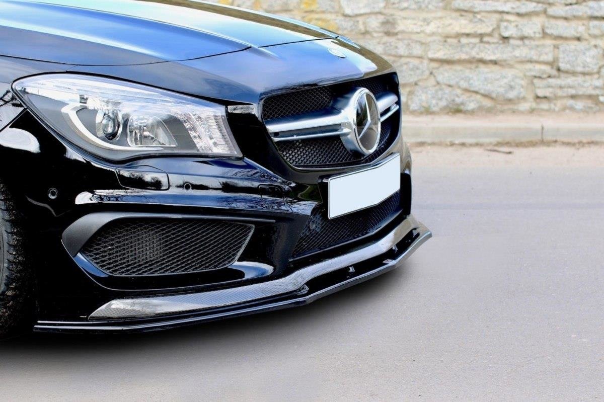 FRONT SPLITTER v.2 MERCEDES CLA 45 AMG C117 (PREFACE) - Image 2