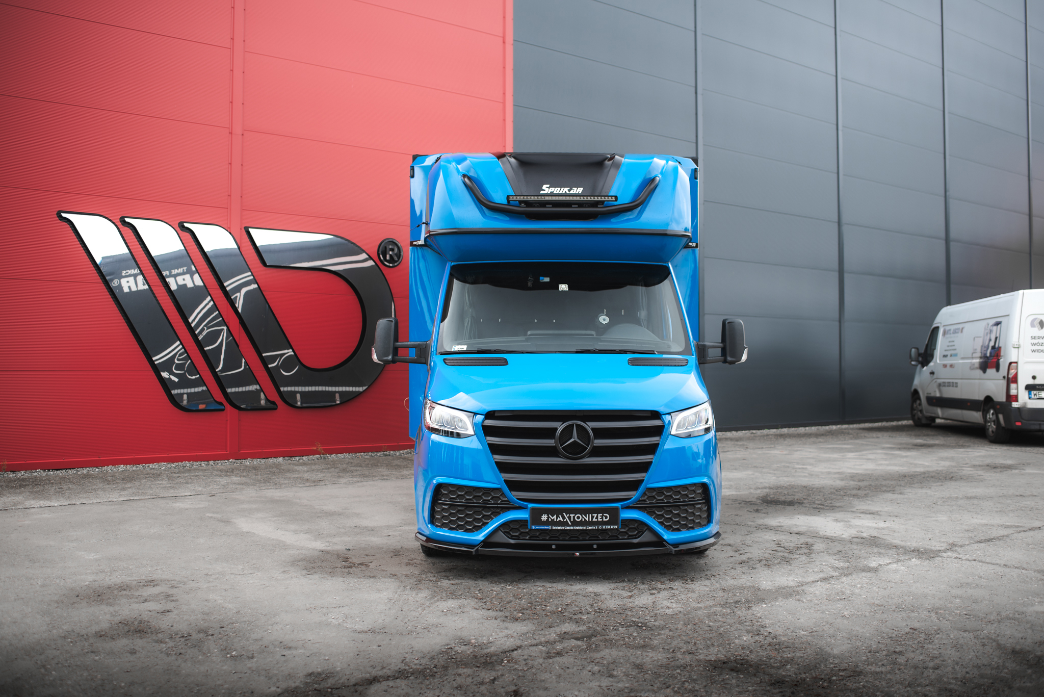 Front Bumper + Splitter Mercedes-Benz Sprinter Mk3 - Image 3
