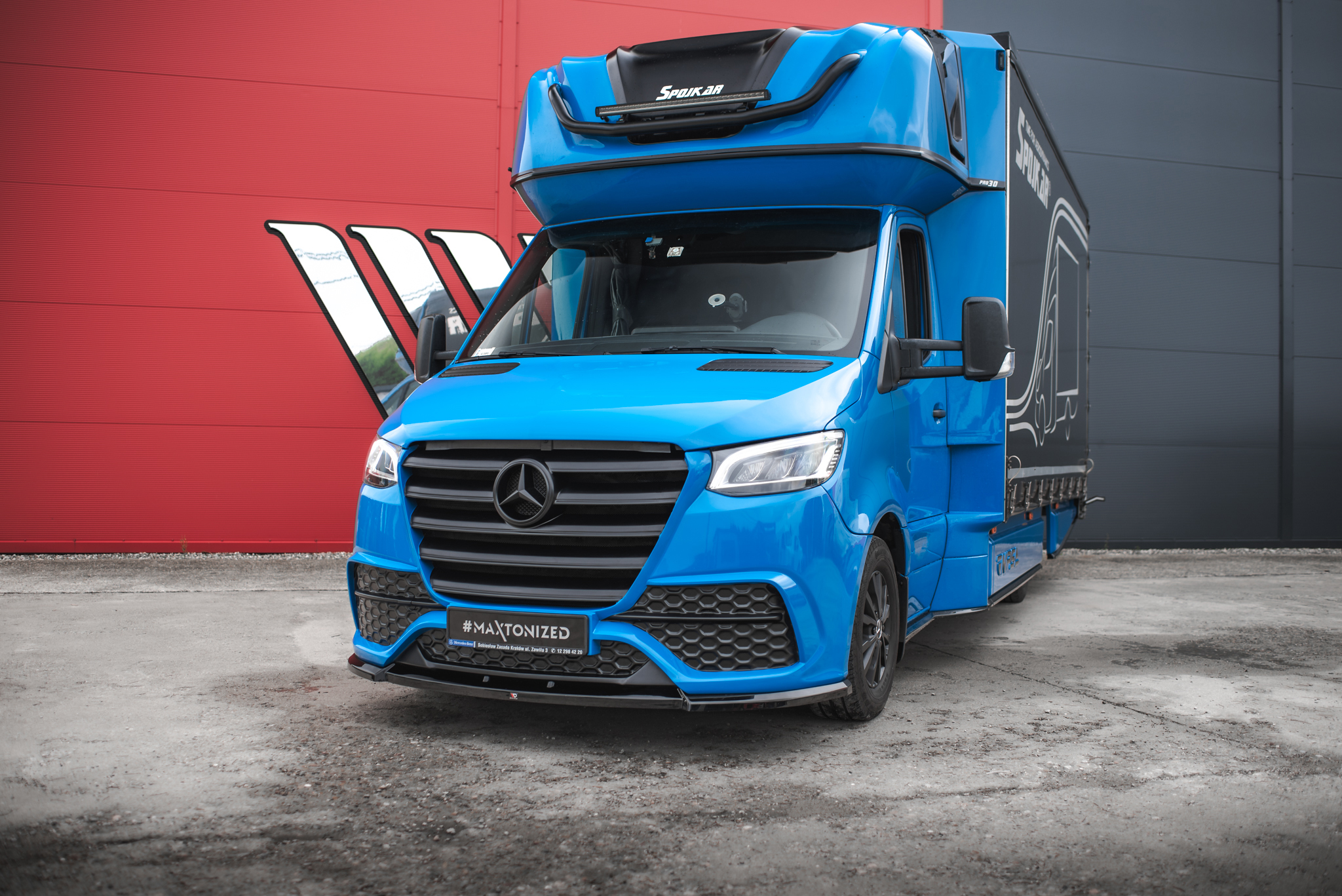 Front Bumper + Splitter Mercedes-Benz Sprinter Mk3 - Image 4