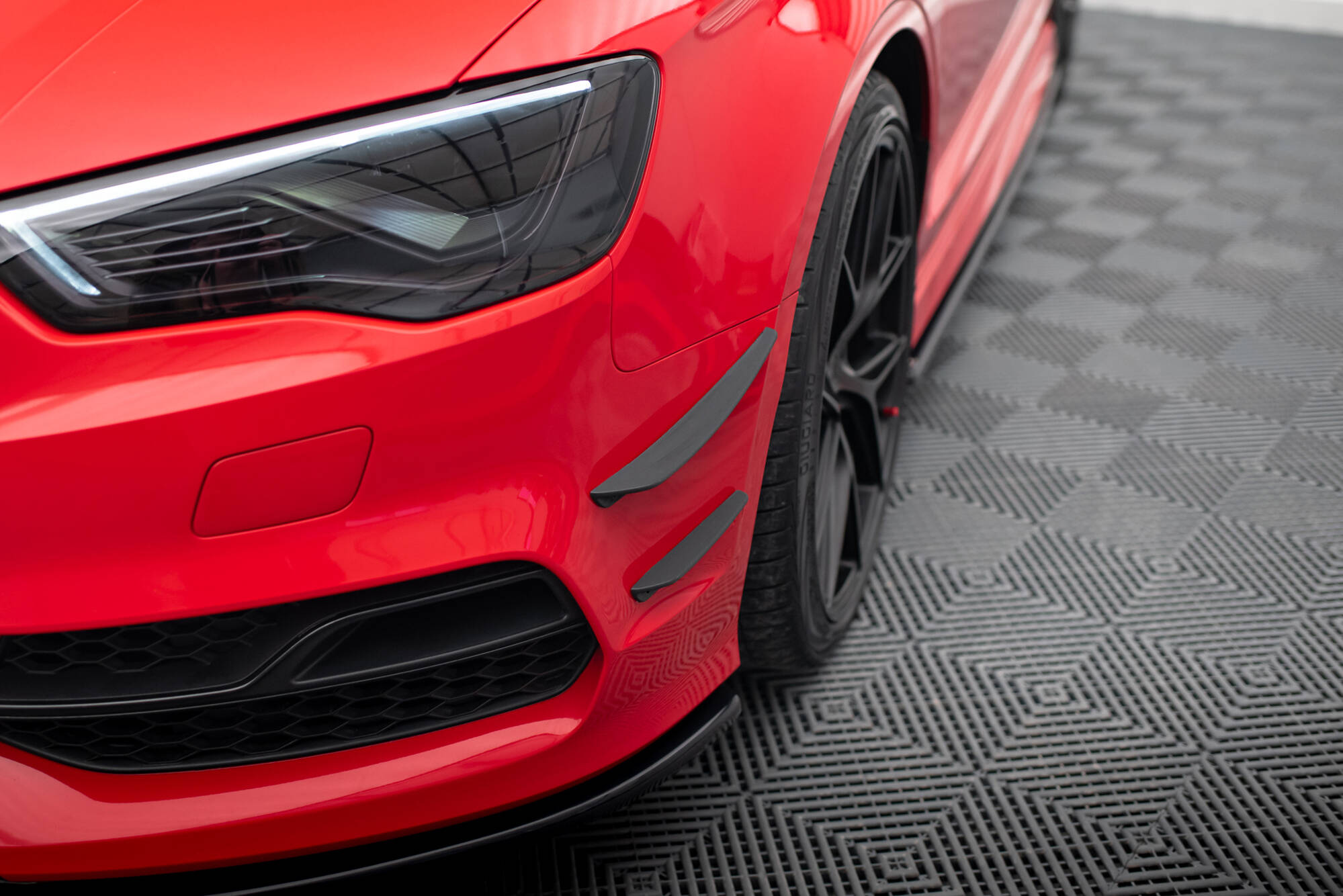 Front Bumper Wings (Canards) Audi S3 / A3 S-Line 8V Sedan / Cabrio - Image 5